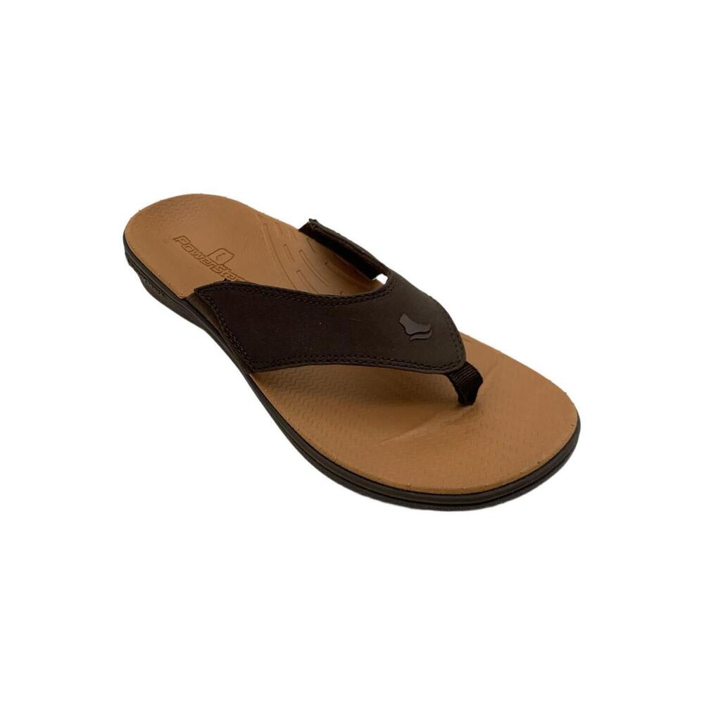 PowerStep Men's Archwear Sandals Brown - Medium